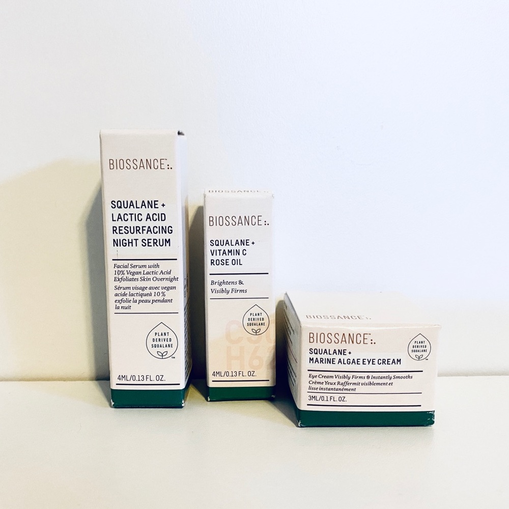 Biossance Latic Acid+Eye Cream+Vitamin C